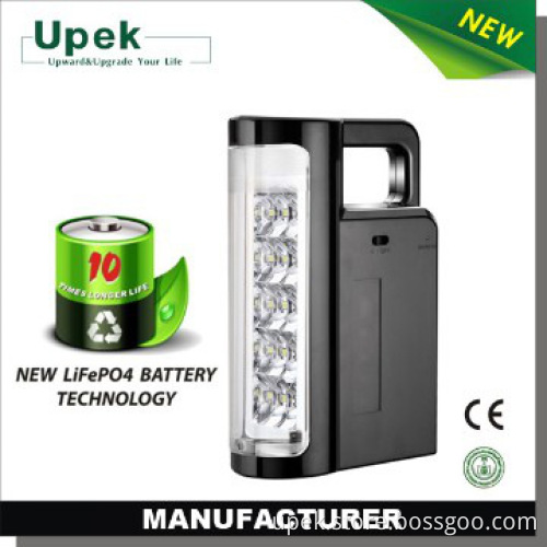 rotatable solar led light led emergency light Rechargeable LiFePO4 bat